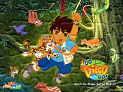 gry puzzle Diego fajna przygoda dla dzieci