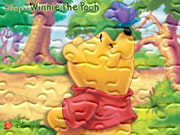 Układaj puzzle kubuś puchatek dla dzieci