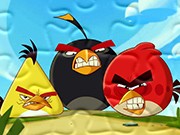 Puzzle dla dzieci z gry Angry Birds