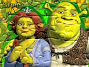 gry puzzle online Shrek