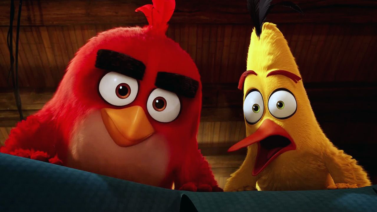 puzzle Czerwony i Chuck Bajka Angry Birds