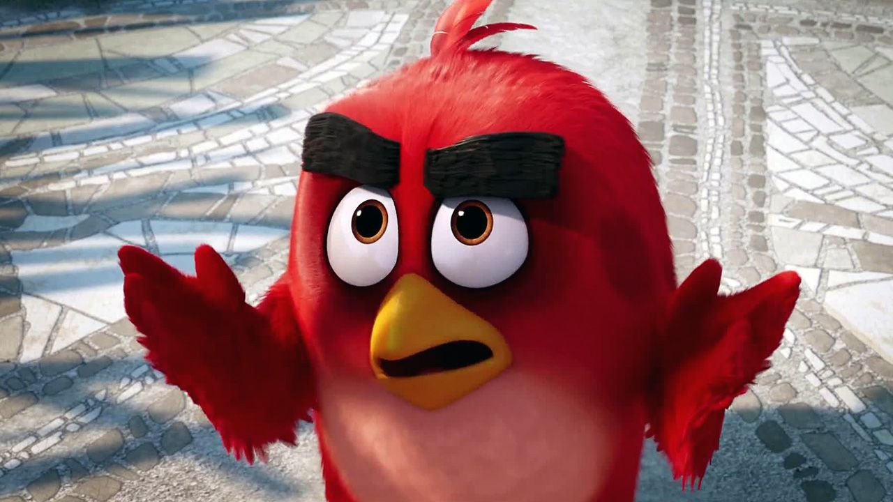puzzle AngryBirds Czerwony