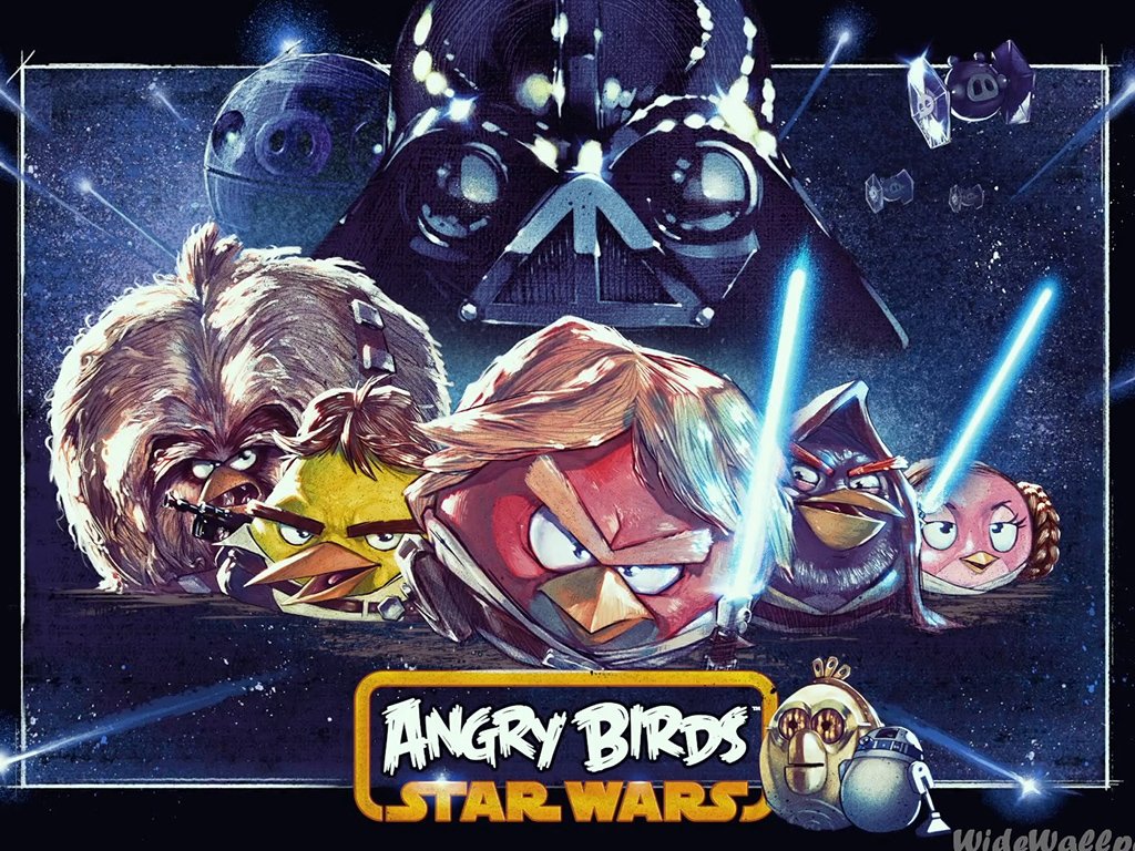 puzzle online Angry Birds star Wars
