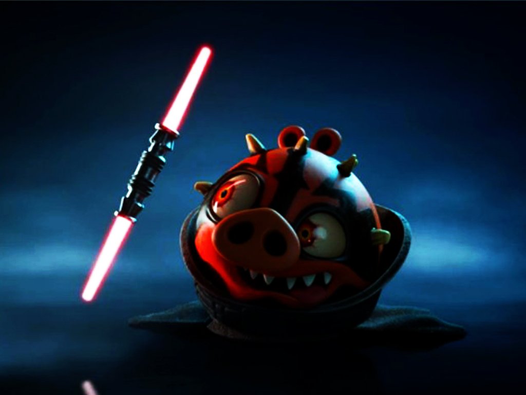 puzzle online Angry Birds Darth Maul