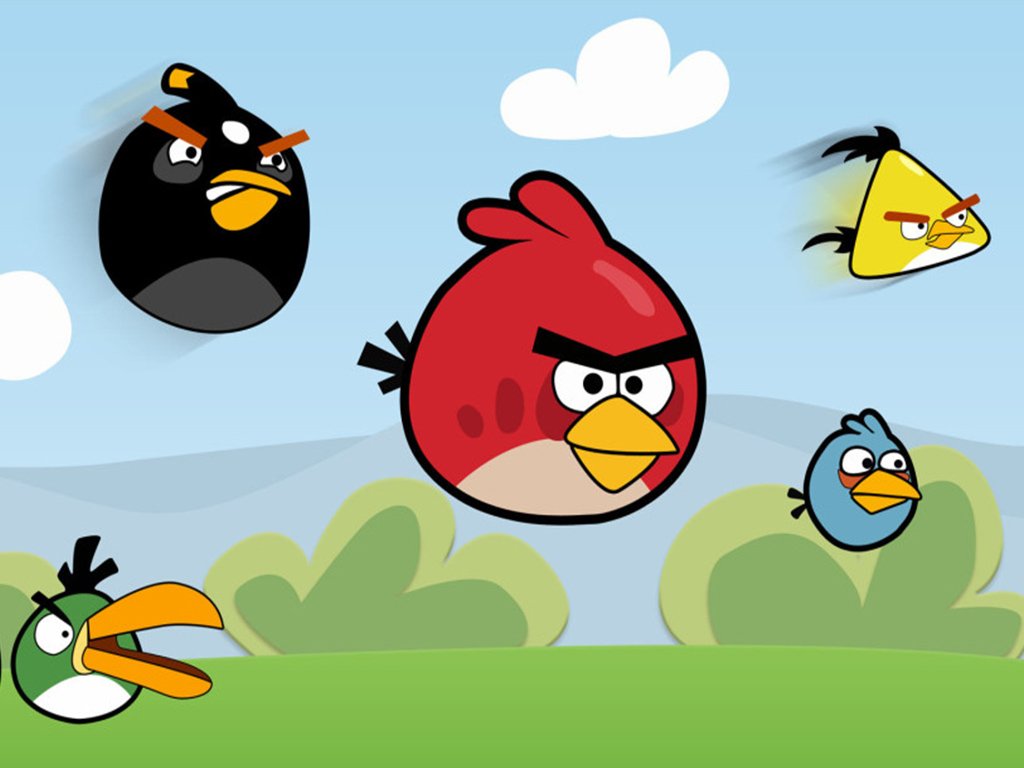 puzzle online Angry Birds atak