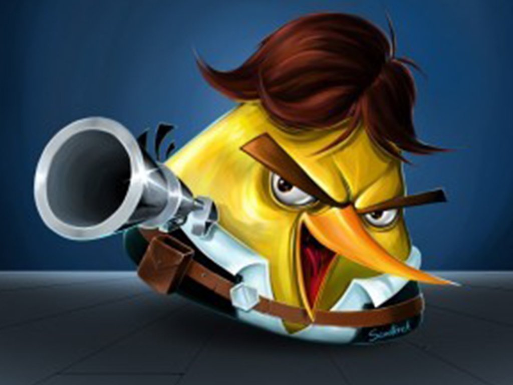 puzzle online Angry Birds Ham Solo