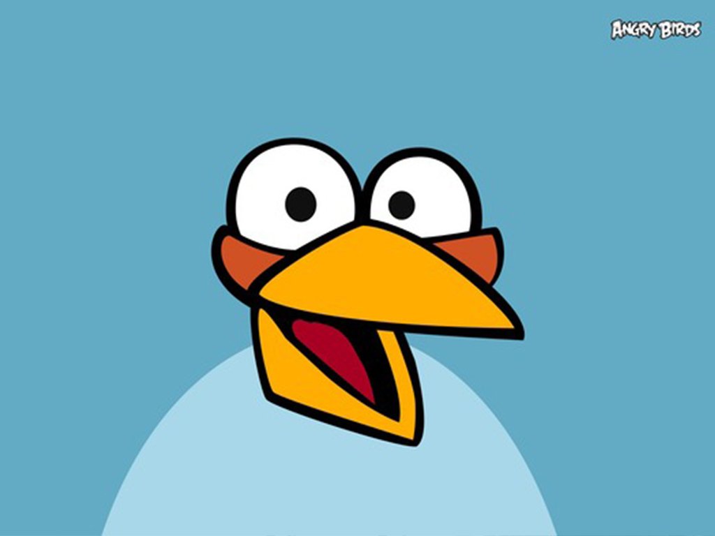 puzzle online Angry Birds Niebiescy