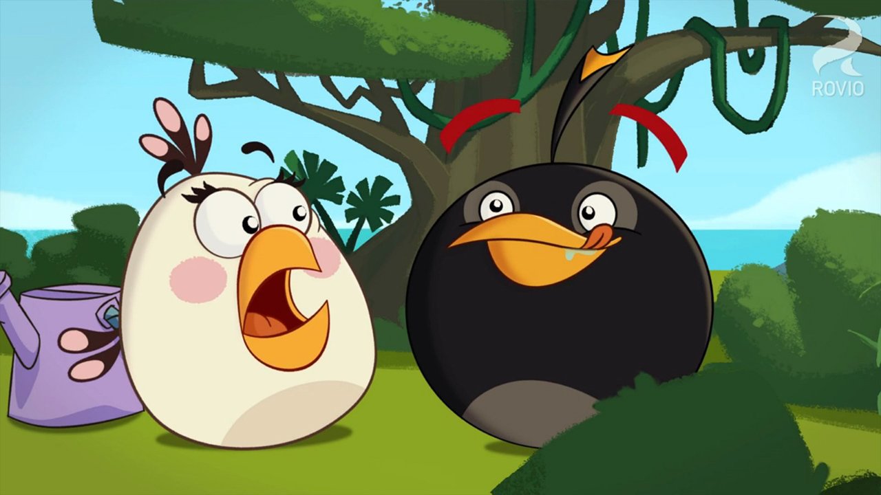 puzzle online Angry Birds Bomba i Matylda