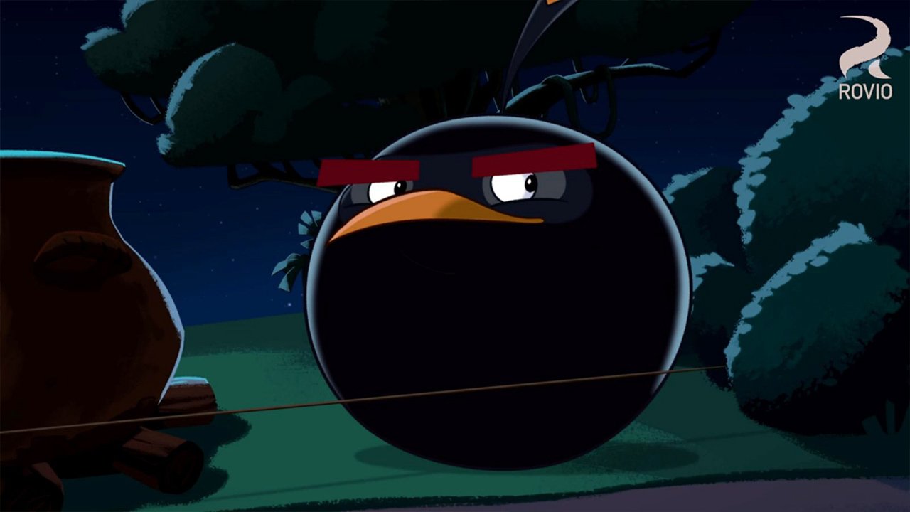 puzzle online Angry Birds Bomba Ninja