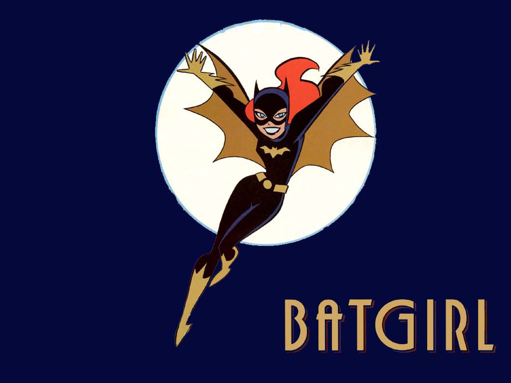Gry puzzle - Batgirl na tle księżyca