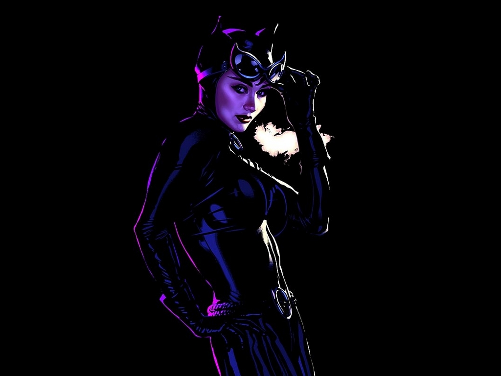 Gry puzzle - Catwoman z okładki komiksu