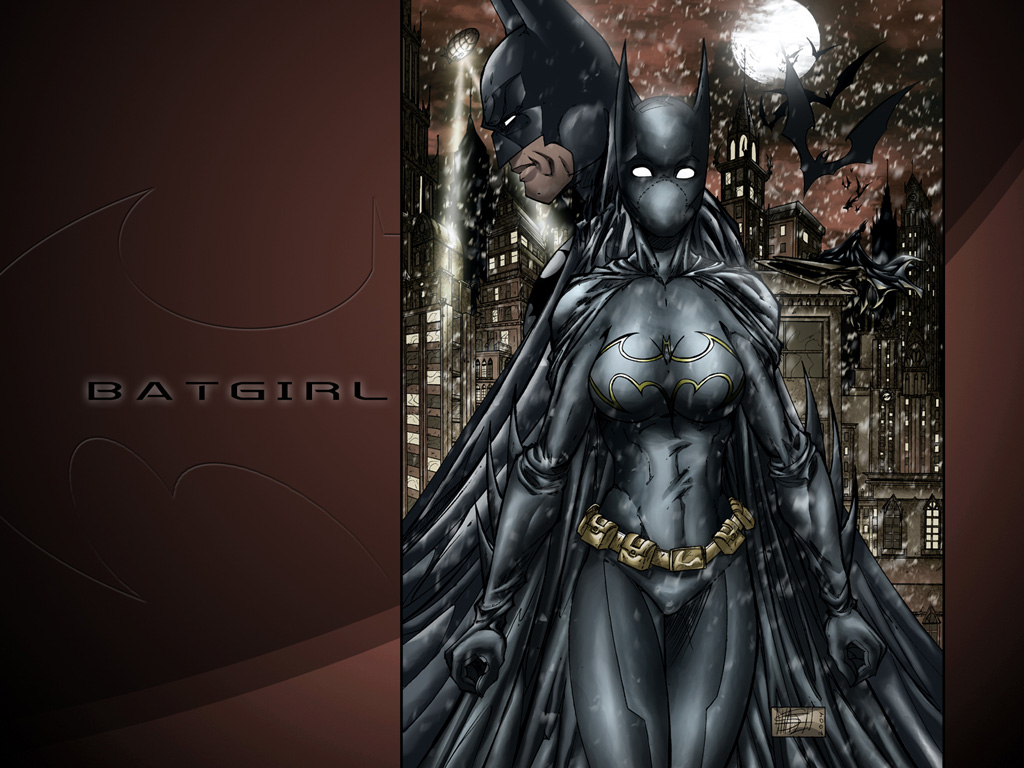 Gry puzzle - Batgirl na pierwszym planie