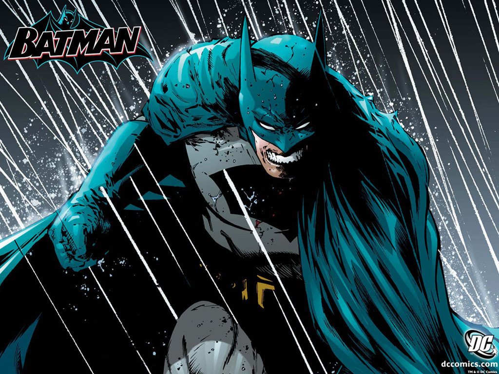 Gry puzzle - Batman w strugach deszczu