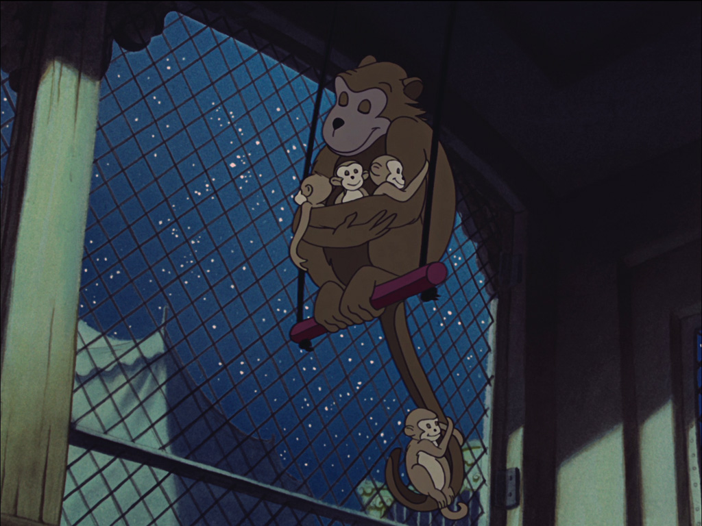 Puzzle Dumbo - śpiące małpy
