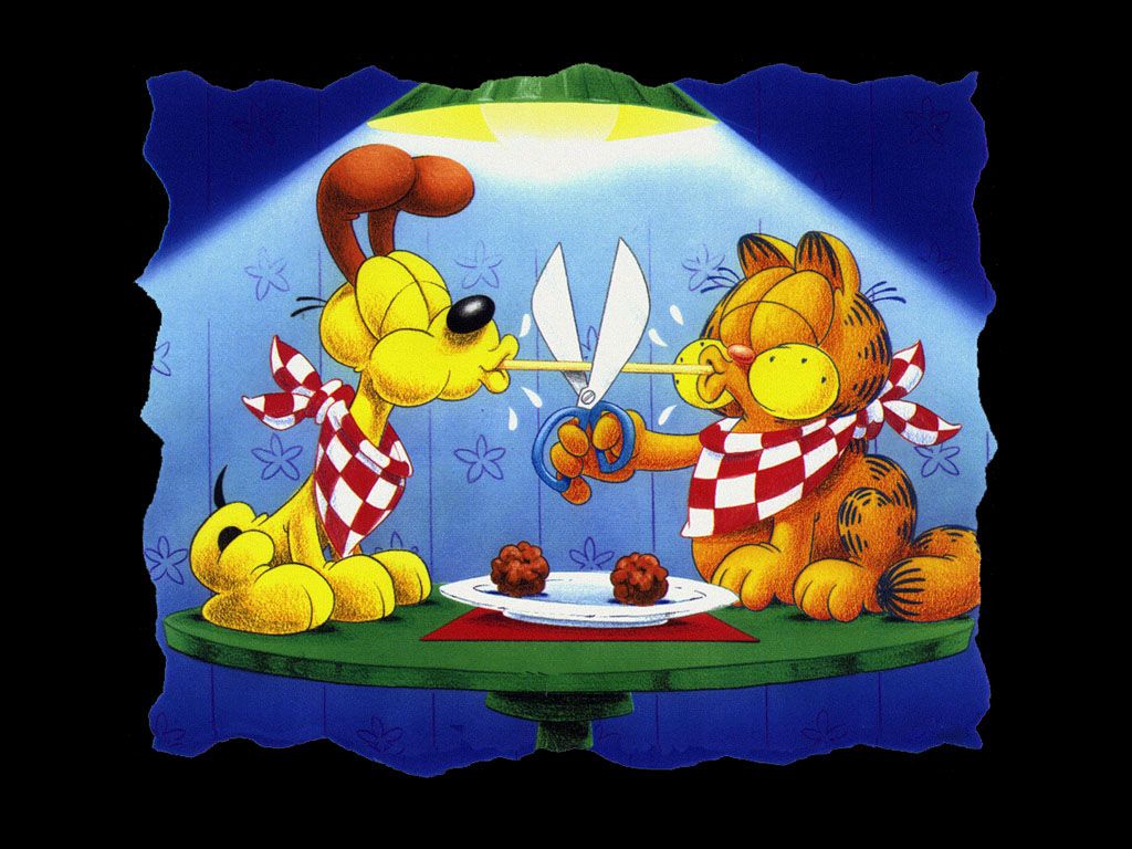 Garfield i Odie zgoda puzzle