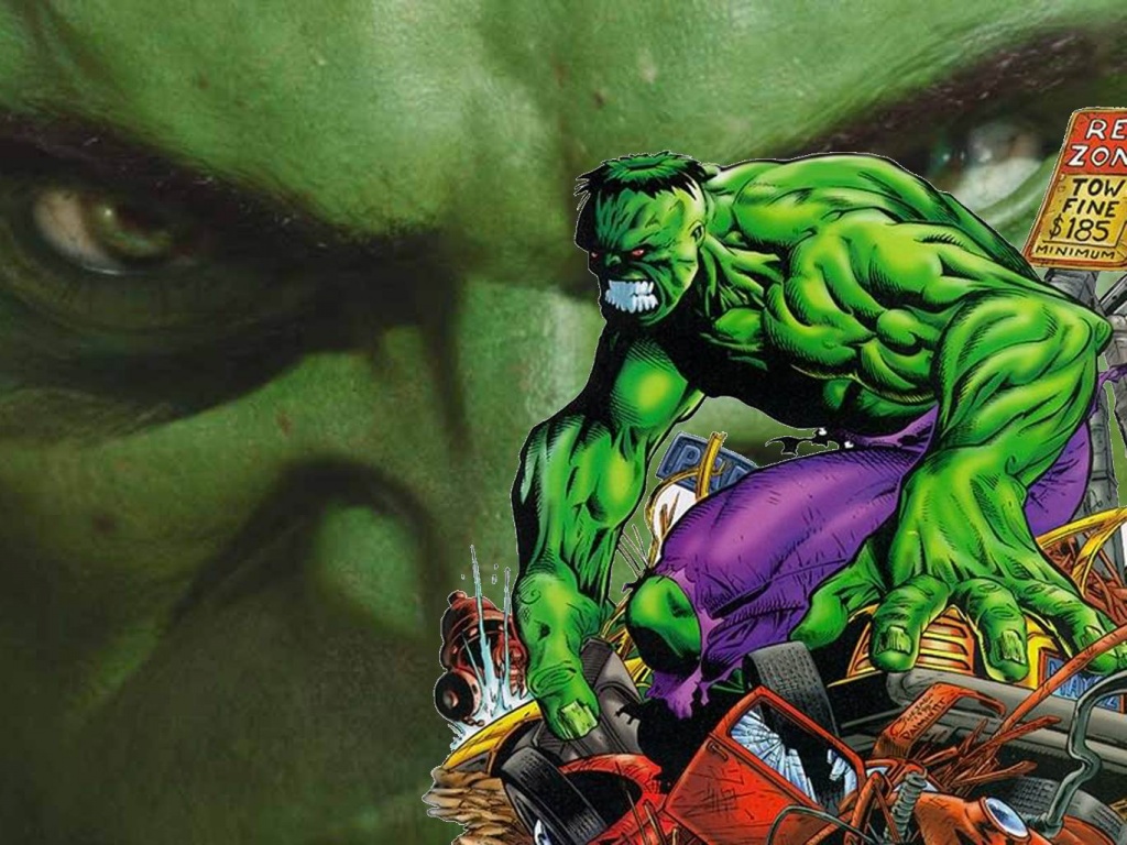 Gry puzzle - Hulk i stos złomu