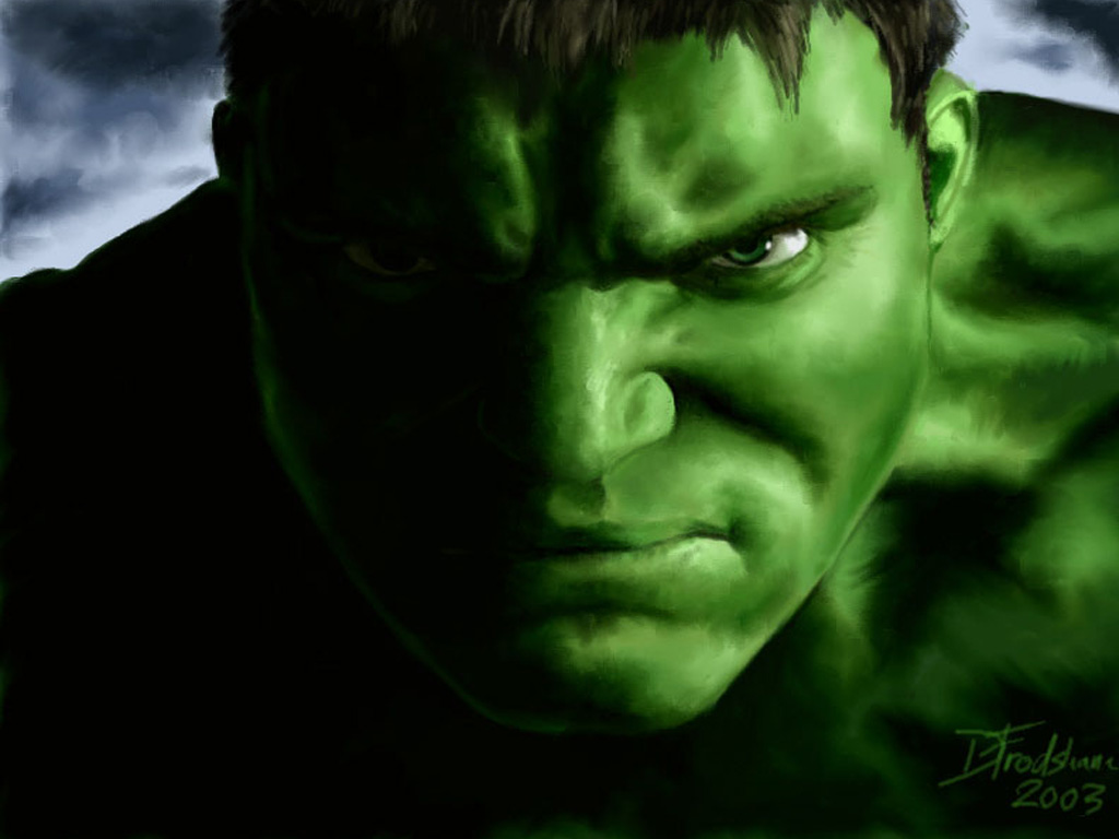Gry puzzle - Zielony Hulk