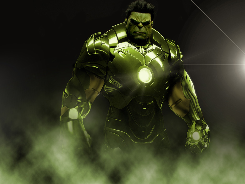 Gry puzzle - Hulk ala Iron Man