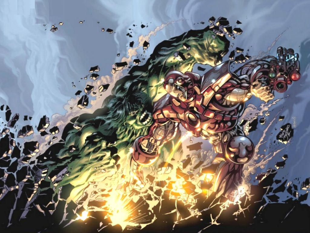 Gry puzzle - Iron Man i Hulk