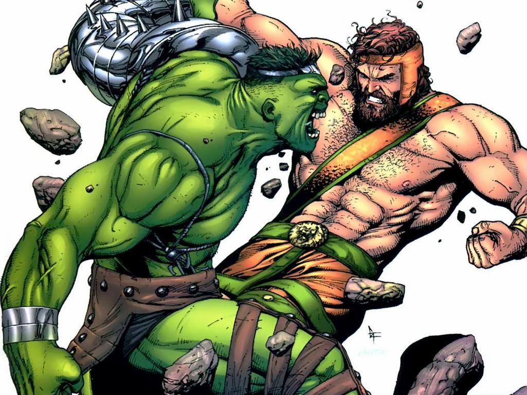 Gry puzzle - Hulk i Herkules