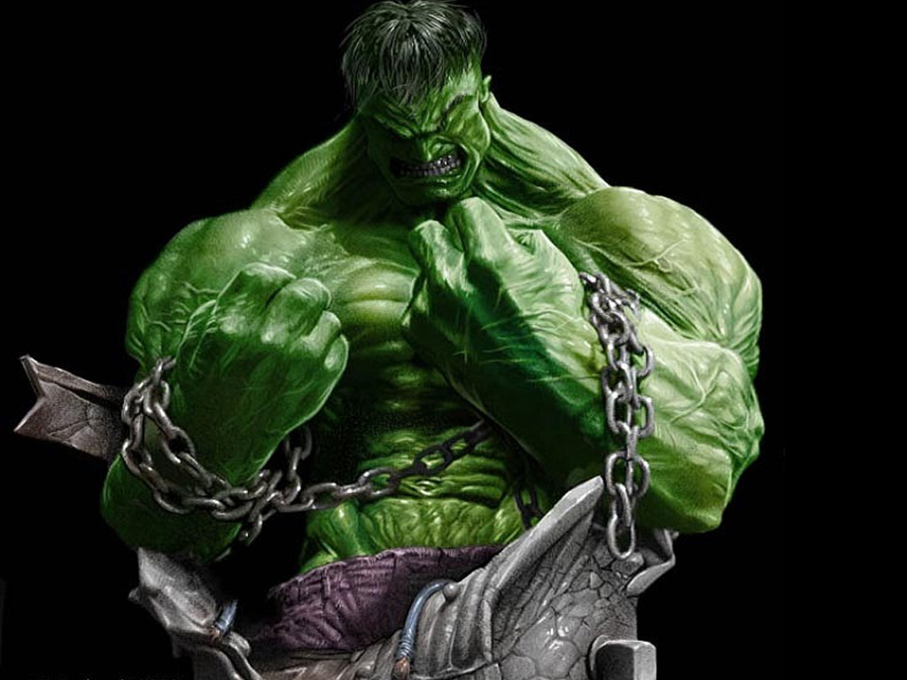 Gry puzzle - Hulk w łańcuchach