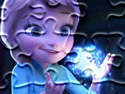 puzzle z bajki Kraina Lodu czarująca Elsa