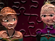 puzzle Kraina Lodu koronacja Elsa Anna