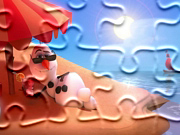 puzzle Kraina Lodu Olaf na plaży