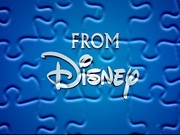 puzzle napis Disney 