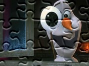 gry puzzle z bajki Kraina Lodu Olaf