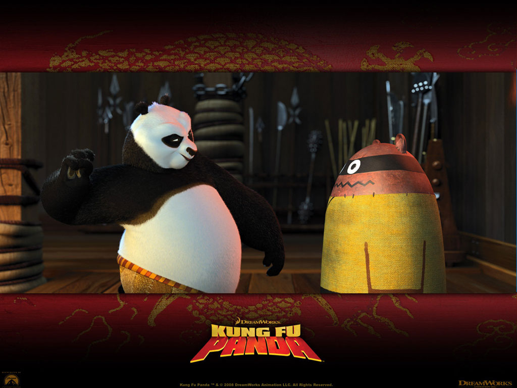 Gry puzzle Kung Fu Panda - trening