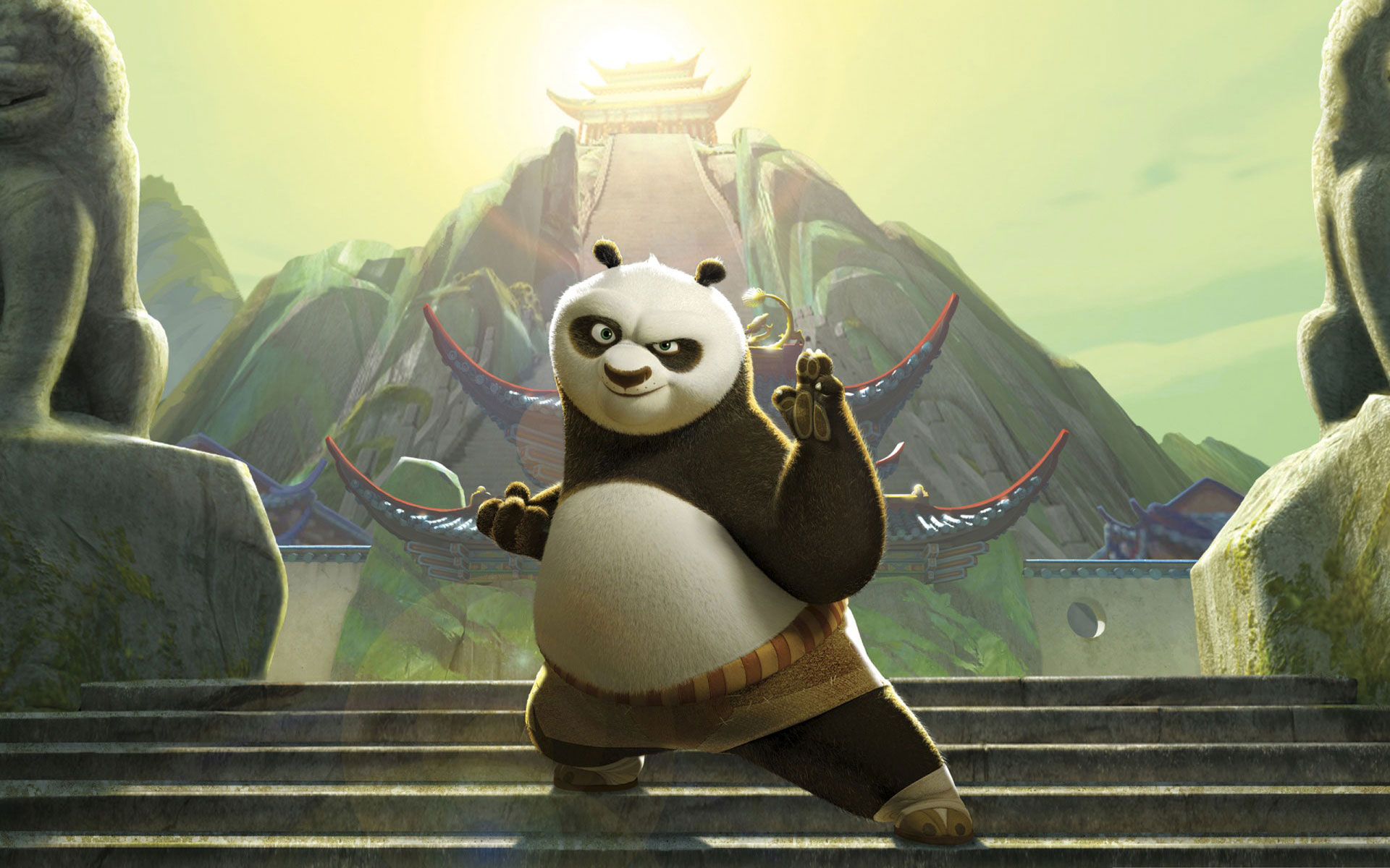 Kung Fu Panda puzzle ułóż super zabawa czeka