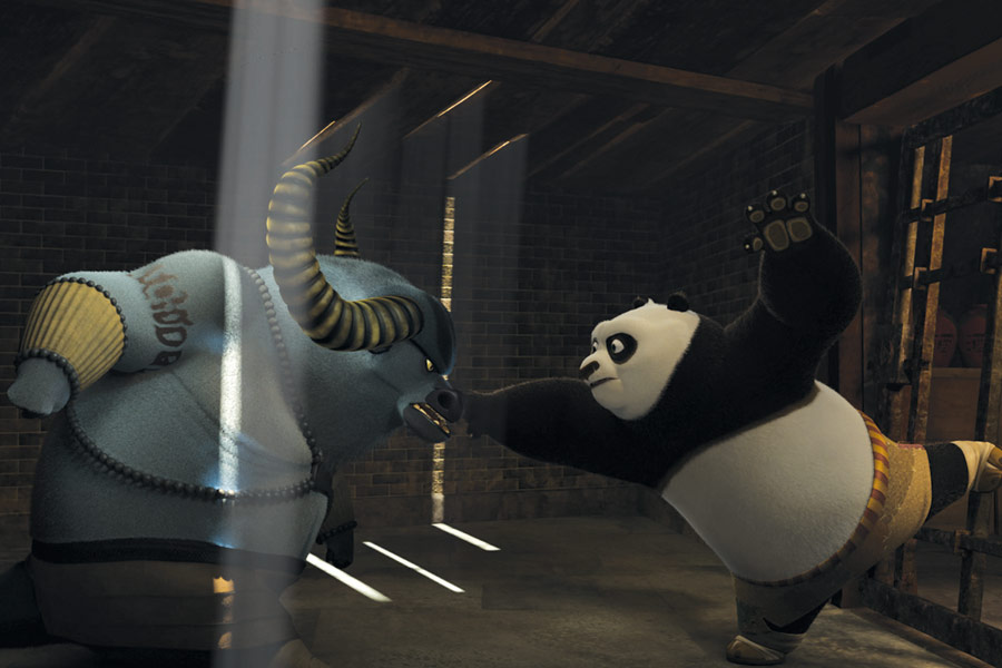 Gry puzzle Mistrz Pędzący Wół Kung Fu Panda