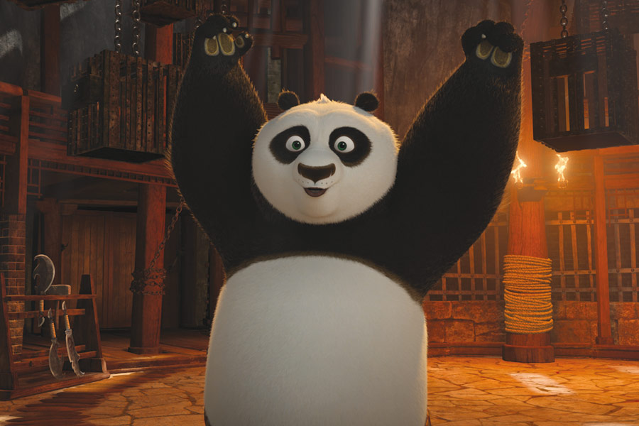 Zagraj i ułóż puzzle Kung Fu Panda 