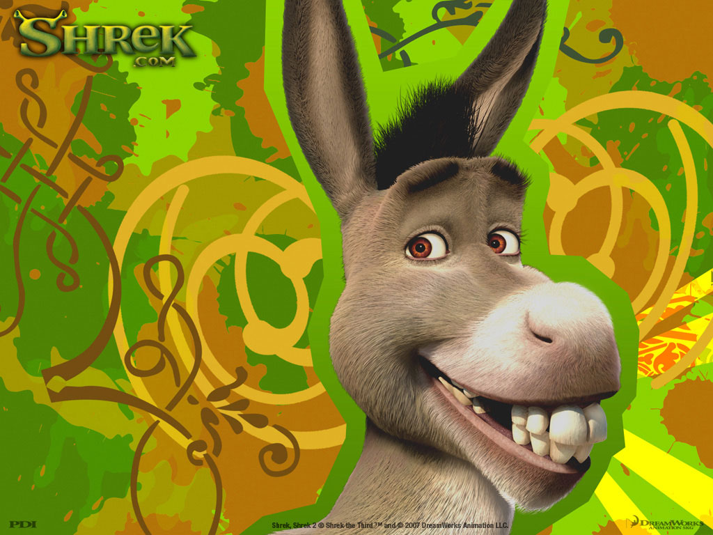 Osioł puzzle dla dzieci z bajki Shrek