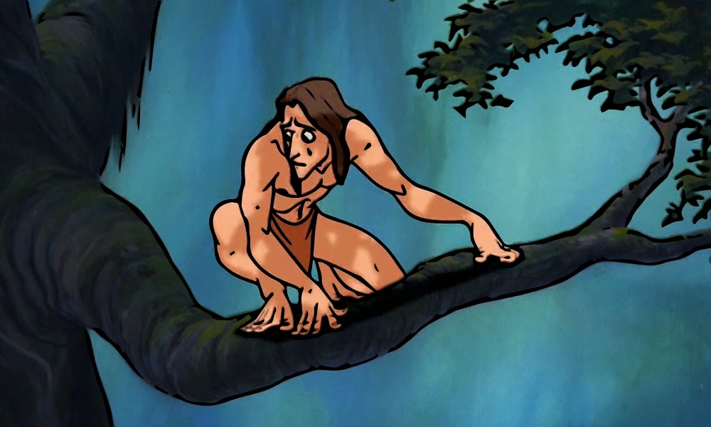 puzzle online czas na układanke z bajki Tarzan