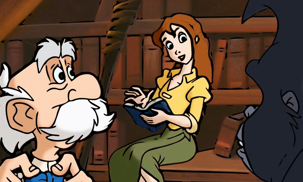 gry puzzle postacie z bajki Tarzan i Jane