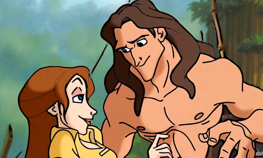 puzzle online z bajki o Tarzanie i Jane