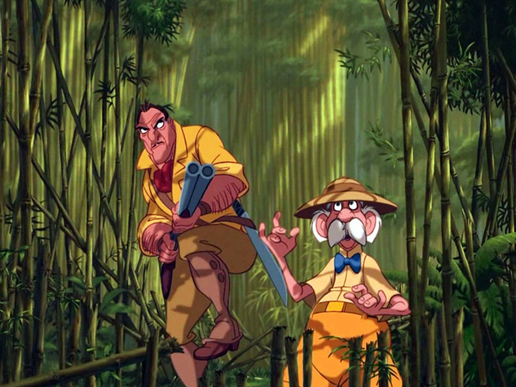 Puzzle online ułóż obrazek z bajki o Tarzanie