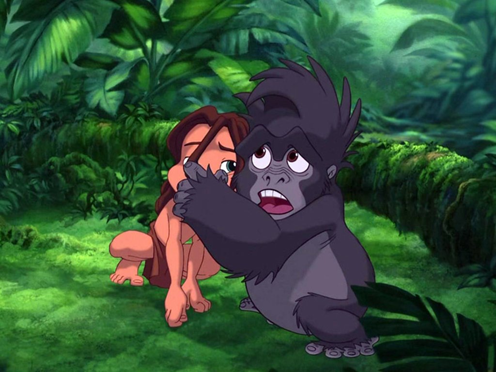 gry puzzle z bajki o Tarzanie