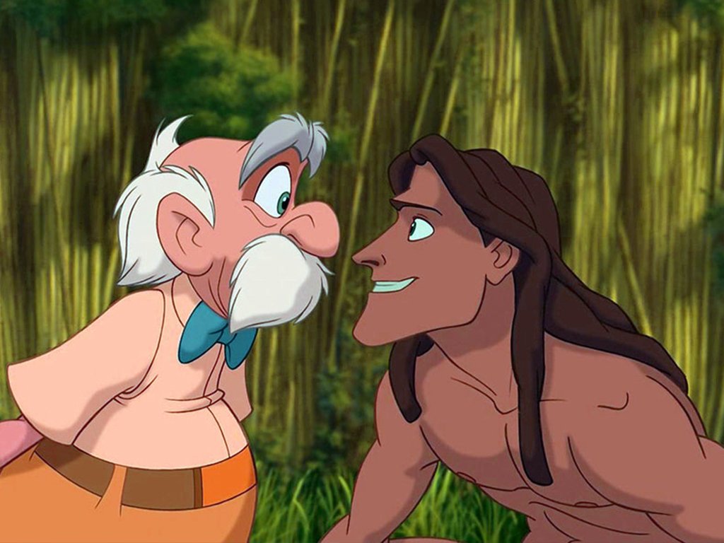 puzzle z bajki o Tarzanie i Jane