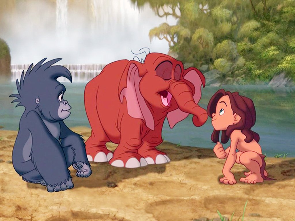 Gry puzzle z bajki o Tarzanie i Jane