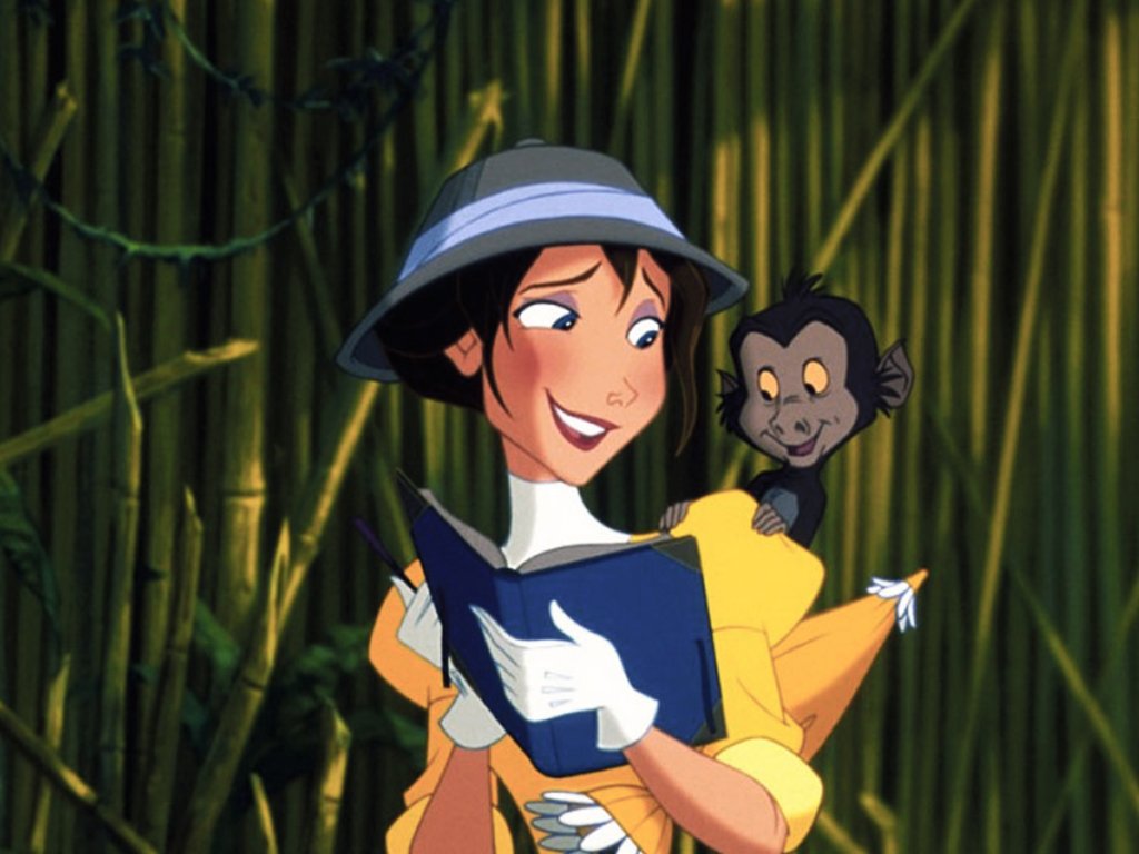 puzzle online z bajki o Tarzanie i Jane studia Disney