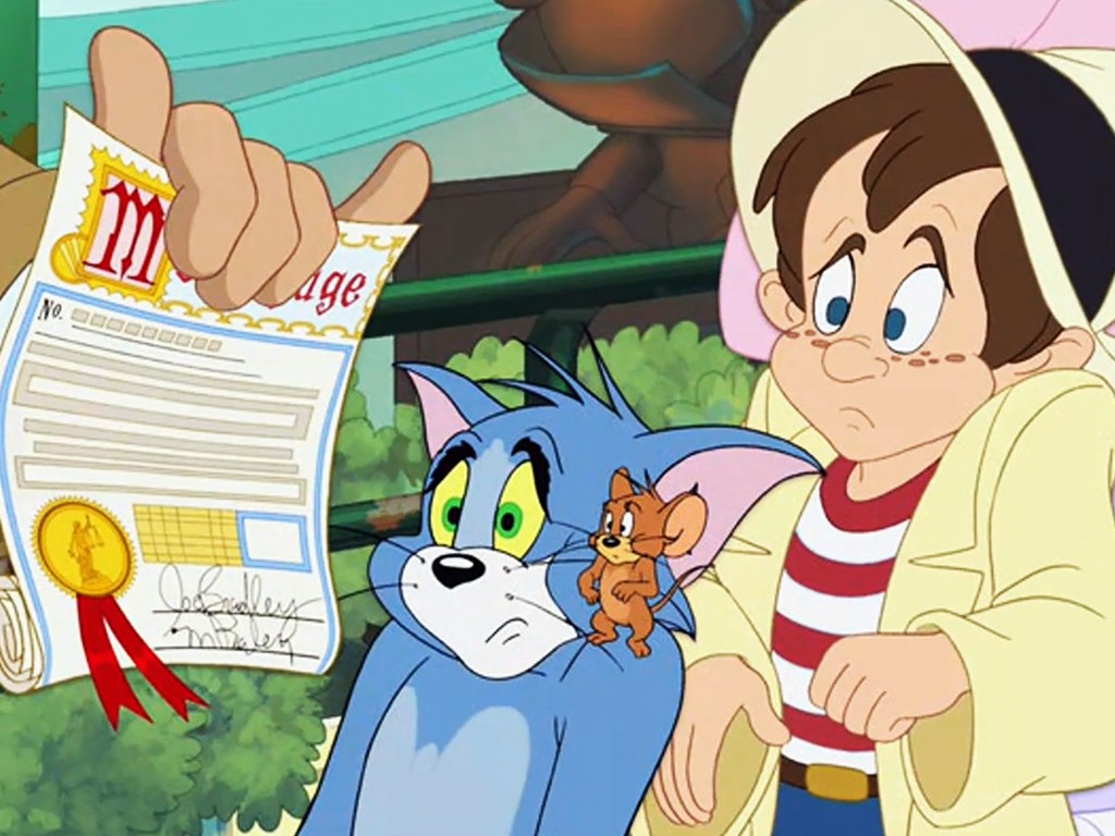 puzzle online z bajki Tom i Jerry POWODZENIA