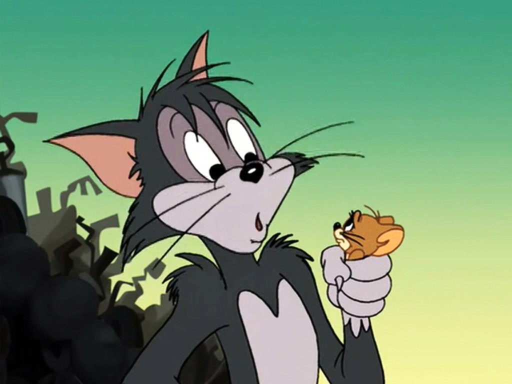 układanki dla dzieci z bajki Tom i Jerry